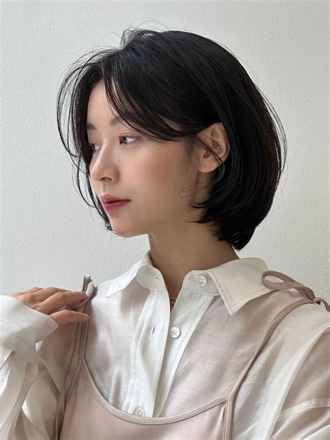 Korean Short Hairstyle - Black Hair Diary