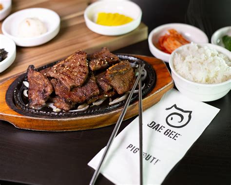 DAE GEE KOREAN BBQ. 7570 Sheridan Blvd, Westminster, Colorado 80003 USA. 661 Reviews View Photos $$ $$$$ Reasonable. Closed Now. Opens Thu 11a Independent. Credit Cards Accepted. Wheelchair Accessible. Wifi. Add to Trip. Edit Place; Force Sync. Remove Ads. Learn more .... 