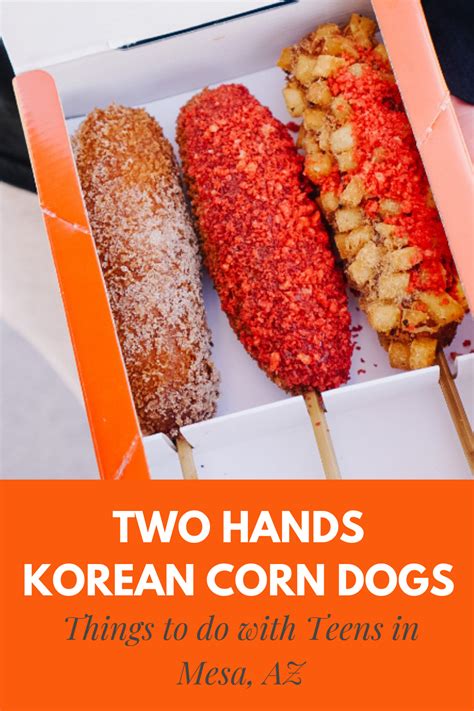 Korean corn dog delivery. 1 . Kokomo. 3.2 (18 reviews) Korean. Bubble Tea. Donuts. This is a placeholder. “ Korean corn dog amd Korean cheese dogs are absolutely amazing! So cheesy and crunchy and gooey!” more. 