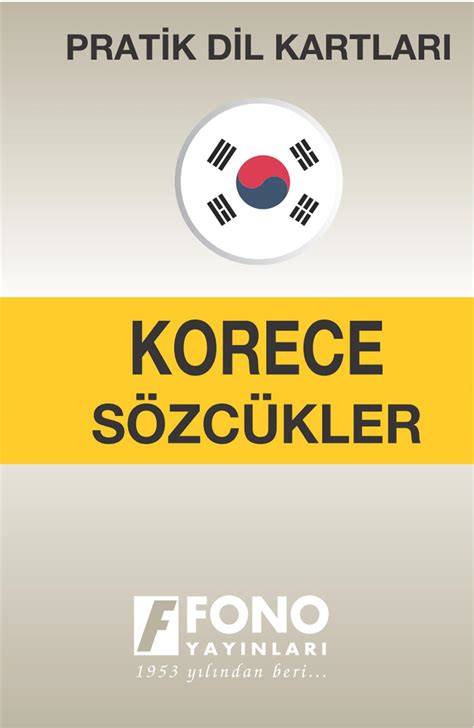 Korece kelime kartları