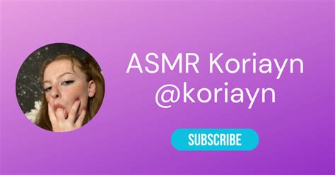 Koriayn asmr onlyfans
