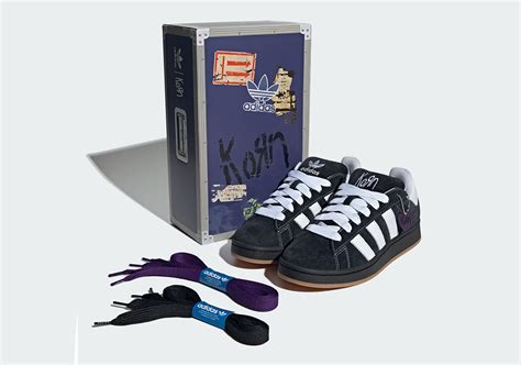 Korn adidas shoes where to buy. Oct 19, 2023 · Check out the photos below, and look or the Korn x adidas collection to release on October 27, 2023 at select adidas Originals retailers and adidas.com. The retail price tag is set at $130 and ... 