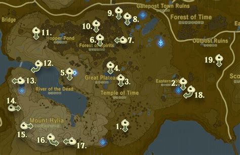 Korok locations botw. Here you can find all Korok Seed locations in the Ridgeland Tower Region, as well as quests, shrines, and other locations. This page is a map of the Ridgeland Tower Region in The Legend of Zelda: Breath of the Wild (BotW). 