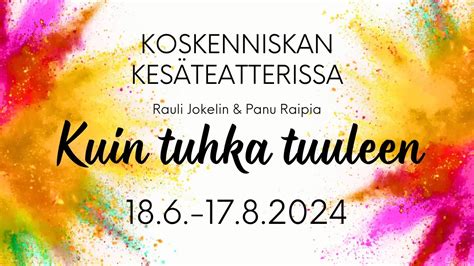 Koskenniskan kesäteatteri Pornainen - Facebook