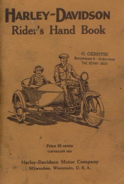 Kostenlos herunterladen harley davidson riders handbook free harley davidson riders handbook download. - 100 schrijvers maakten een keuze uit eigen werk..