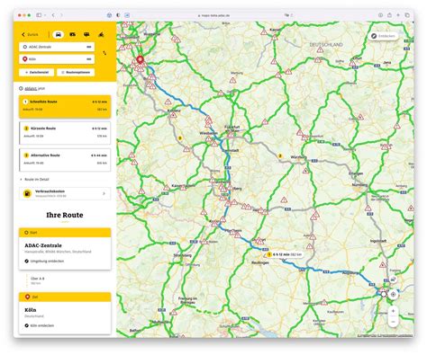 Kostenloser Routenplaner und Reiseführer: ADAC Maps