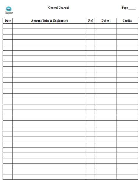 Kostenloses Financial Ledger Paper Doc