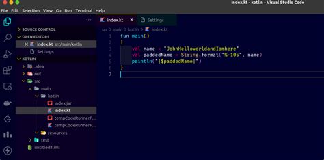 Kotlin String Format Example