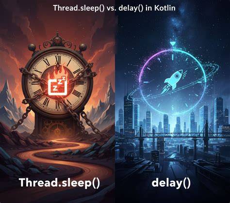 Kotlin delay in main thread.  In this, two coroutines are In this post, we will explore the...