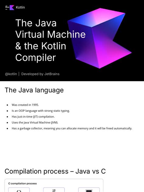 Kotlin tutorial pdf.  The Kotlin SDK for the JVM includes the Kotlin compiler command,...