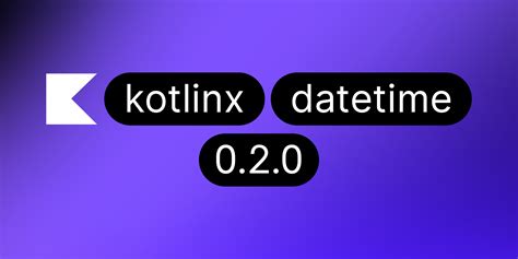 Kotlinx datetime serialization. exampleSerializer18 import kotlinx. TimeBased) (source...