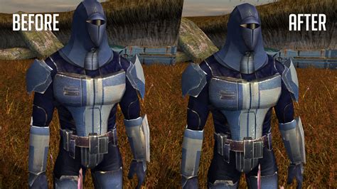 About this mod. Texture overhaul of every character and equipment piece in the game. - HD Textures for every male and female equipment in the game. ESRGAN with a combination of different models was used for upscaling. - No more transparency issues. Transparency Fix is not needed anymore;. 