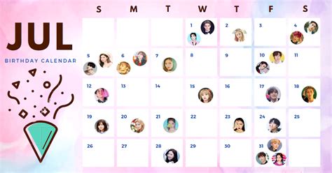 Kpop birthdays in july. July 29, 2021, 06:02 PM. Before July ends, we pay tribute to these Korean actors and actresses who celebrated their birthdays this month. Below, we're also updating you on … 