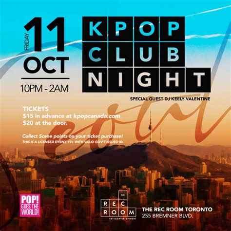 Kpop club night. Kpop Club Night: (18+) is an electrifying concert that will take place at The Underground on February 17, 2024. Located at 820 Hamilton St, Charlotte, NC, 28206, this venue sets the stage for an unforgettable night of … 