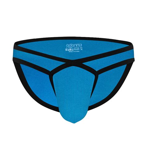 Kpoplk - kpoplk Men Underwear Men's Underwear Bikini Briefs Low Rise Half Back Coverage Silky Touch Underpants(Blue,L) USD $6.73 ...