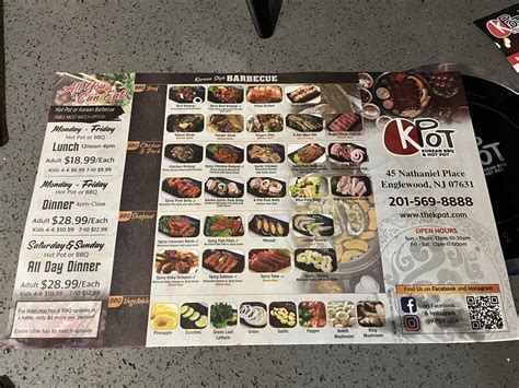 Kpot korean bbq and hot pot columbia menu. Jan 13, 2023 · KPOT Korean BBQ & Hot Pot - Cranford, NJ 07083 : Lastest Menu Prices, online order & reservations, along with restaurant hours and contact 