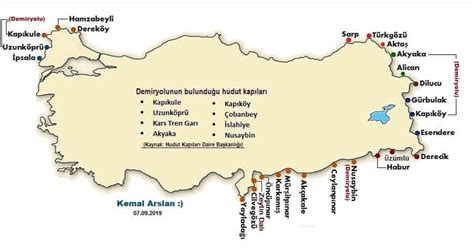 Kpss coğrafya sınır kapıları haritası
