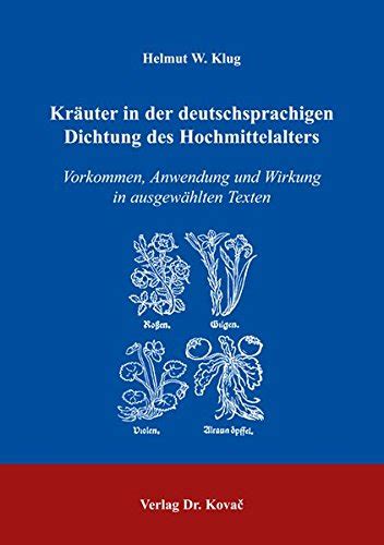 Kräuter in der deutschsprachigen dichtung des hochmittelalters. - Daihatsu diesel engine dm950d reparatur handbücher.