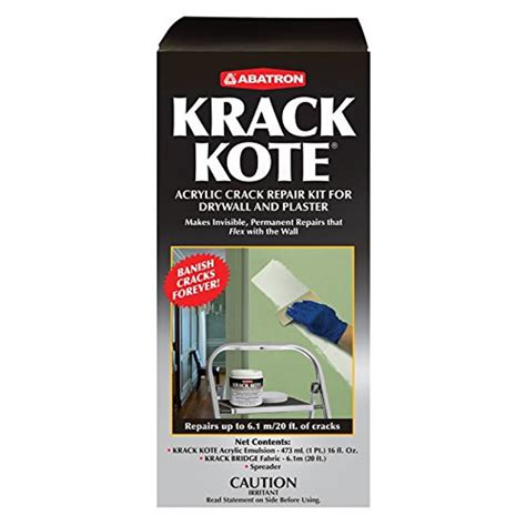 Krack Kote - Crack Repair Kit for Drywall and Plaster