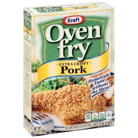 Kraft Oven Fry Seasoned Coating Mix for Pork, Extra …