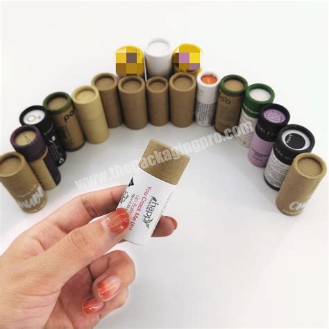 Kraft Paper Lipstick Lip Balm Tube