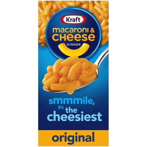 Kraft mac. Kraft, Macaroni & Cheese Dinner, 7.25 oz, 18-Count Kraft Macaroni & Cheese Dinners No Artificial Preservatives No Artificial Flavors No Artificial Dyes 7.25 ... 