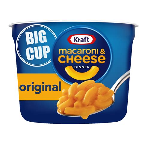 Kraft macaroni. Kraft Original Mac & Cheese Value Size Dinner is a convenient boxed dinner. Kids and adults love the delicious taste of macaroni with cheesy goodness. Our handy 14.5 ounce dinner includes macaroni pasta and original flavor cheese sauce mix, so you just need milk and margarine or butter to make a tasty side, snack or addition to a meal. 