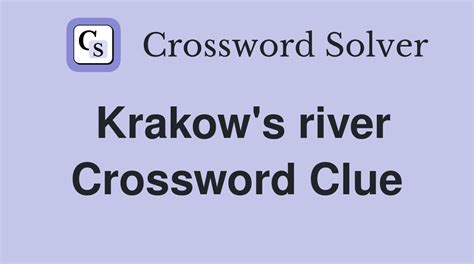 Kraków native Crossword Clue