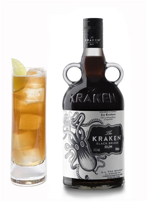 Kraken drink. Kraken Rum is a dark and spiced rum that can be mixed in a variety of drinks. A classic choice is the Kraken Coffee Flip – 45ml Kraken Rum mixed with 15ml PX Sherry, 2 dashes of Angostura, and 15ml sugar syrup. For something more refreshing, you can try the Kraken Storm – 1 part Kraken Rum mixed with 3 parts ginger beer and a lime wedge. 