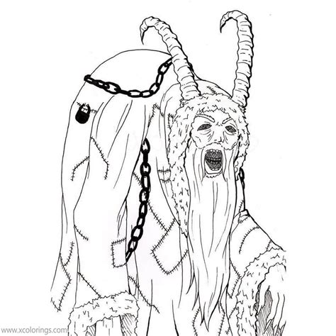 Krampus Coloring