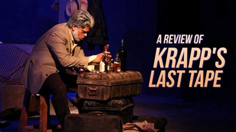 Krapp's Last Tape is an intensely personal play for Beckett; perhaps the only one in which he could be said to ventriloquise his own presence. Krapp is an author, pondering memories of lost love .... 