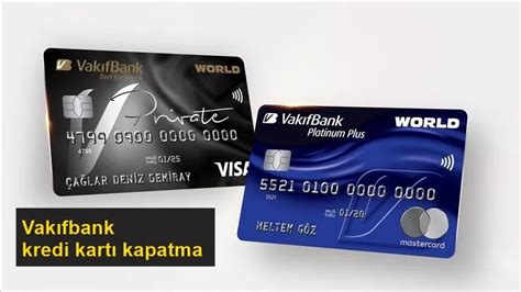 Kredi kartı faiz oranları vakıfbank