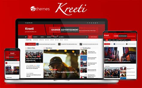 Kreeti - Clean, Elegant and Responsive WordPress Theme