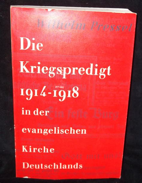 Kriegspredigt 1914 1918 in der evangelischen kirche deutschlands. - Mcgraw hill huckleberry finn studienführer antworten.