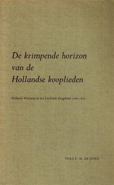 Krimpende horizon van de hollandse kooplieden. - Conceptos de planificación urbana y regional.