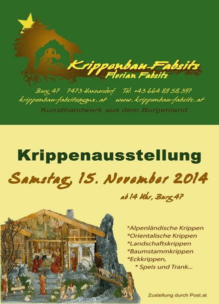 Krippenbau Fabsits: 2014