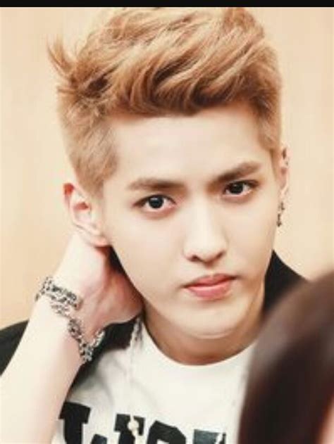 Kris with dyed hair Kris Wu Amino