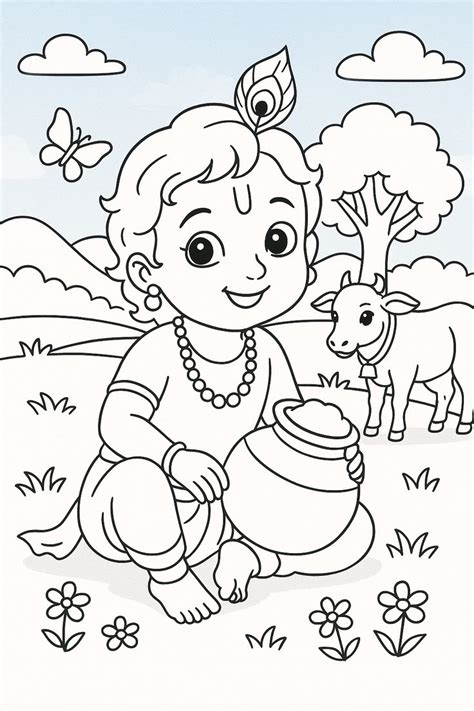Krishna Coloring