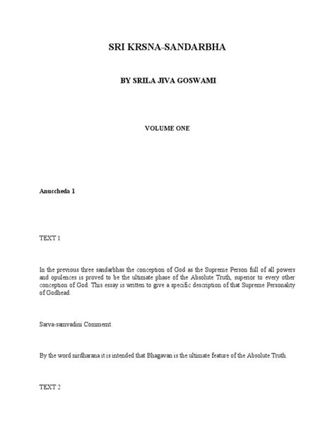 Krishna sandarbha pdf