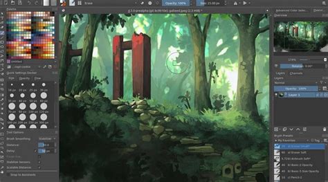 Krita interface too big.  Krita - Free and open source digital painting ap...