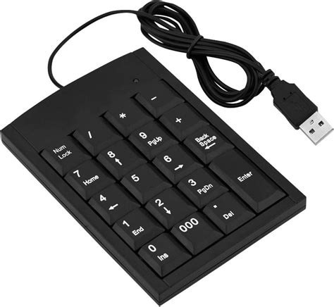 Kritne Number Keypad, Numeric Keyboard,Portable Mini USB Numeric Keypad