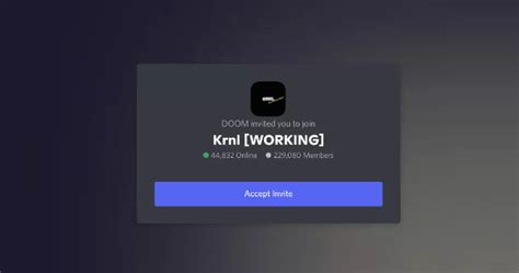 Krnl discord server. no i dont have krnl discord that server is dumb af i left that a while ago SirMeme Discord (synx support too): https://discord.gg/synapse SirHurt: https://discord.gg/TGXtsm5 