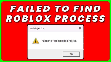 Krnl roblox process not found. 0:00 / 1:31 How To Fix KRNL Error "Failed to find Roblox process" - krnl injector error - Part 2 Gamer Doubt 26.3K subscribers 89K views 5 months ago In this video I teach you how to fix... 