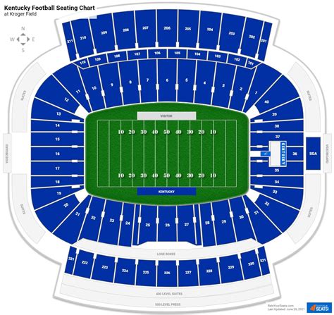 Kroger Field Seating Chart & Maps Lexington