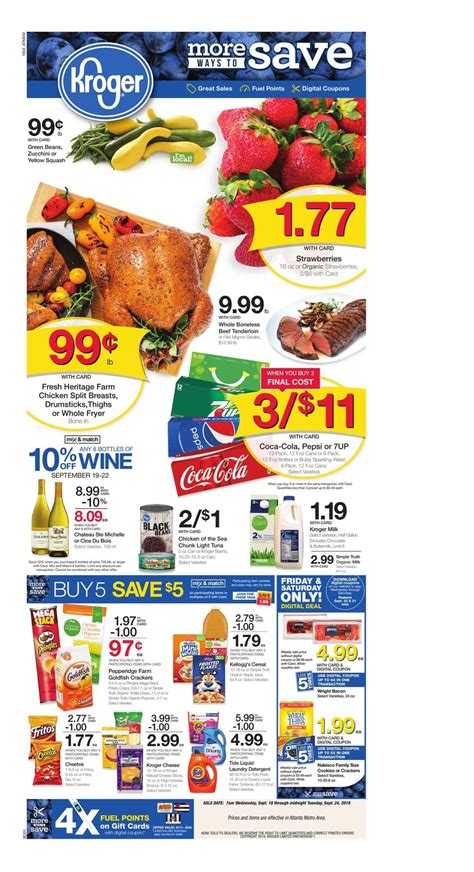 Kroger Weekly Ad Decatur IN, 46733. Hours & Coupons