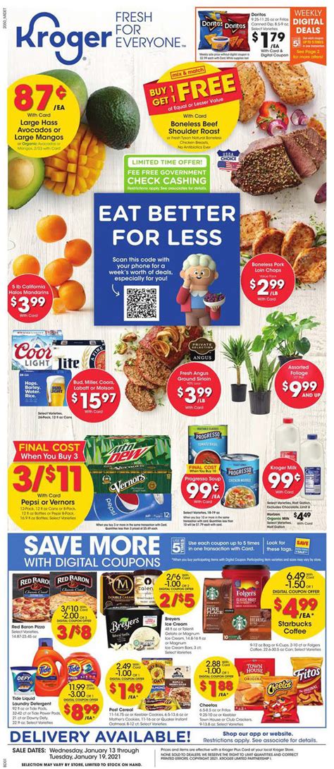Displaying Weekly Ad publication. Find deals from your local store in our Weekly Ad. Updated each week, find sales on grocery, meat and seafood, produce, cleaning supplies, beauty, baby products and more. Select your store and see the updated deals today!.