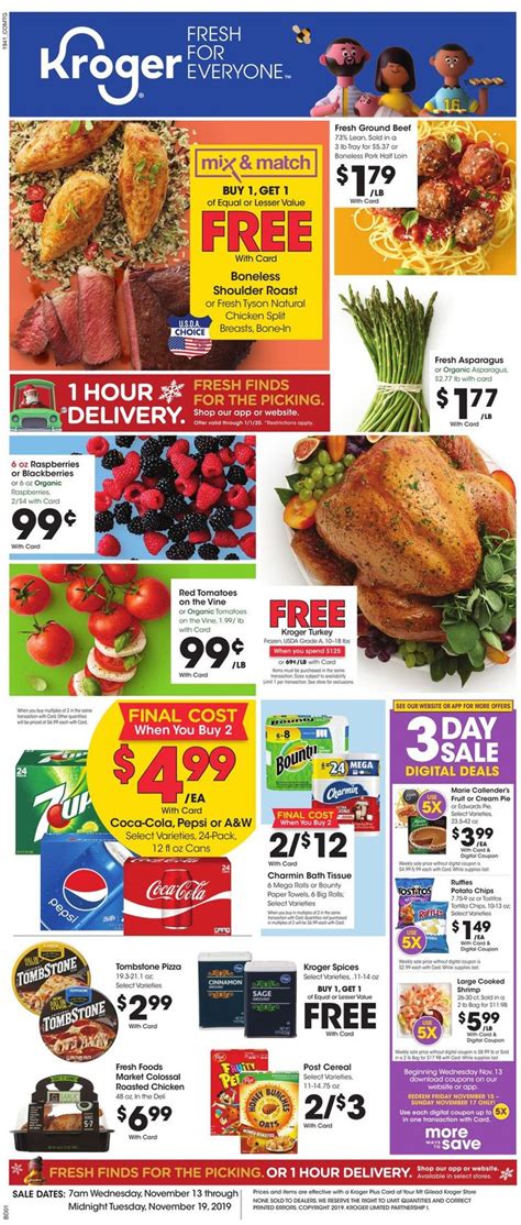 Kroger ads for this week. Accessibility StatementIf you are using a screen reader and having difficulty with this website, please call 800–576–4377. 