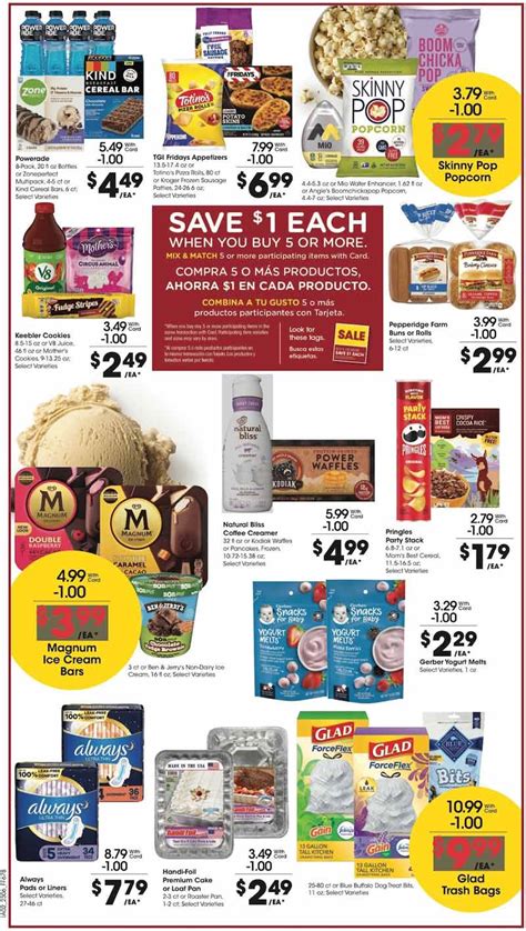Be sure to look at the Kroger weekly ad this week to see all of the current sales going on including any Kroger Mega Sales that may be happening, or you can take a peek at upcoming Kroger weekly ads to see the deals for next week. 2 Ads Available. Kroger Ad 01/24/24 – 01/30/24 Click and scroll down. Kroger Ad 01/31/24 – 02/06/24 …