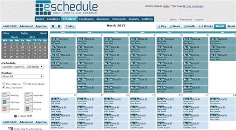 Once there, click on "My eSchedule" to the left of the site's search bar. You'll be able to see your schedule from there. It will pull up a calendar with your ****s. From the same calendar, click on "My eSchedule Portal". After that, you'll see that one of the tabs on top say "My Time Off".. 