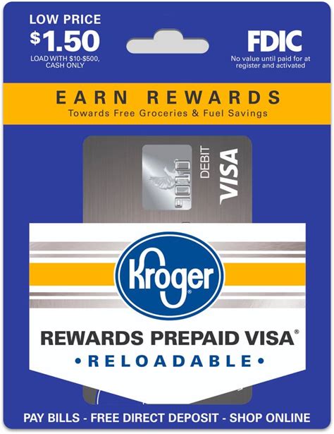 Sign top for reloadable prepaid-karte cards with Kroger to make co